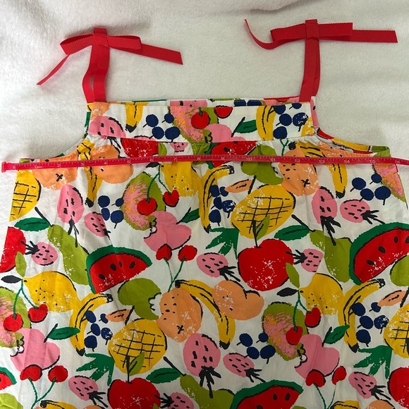 Hanna Andersson girls Sz 12 (150cm) Spaghetti Strap Fruit Sundress Casual - Picture 7 of 7